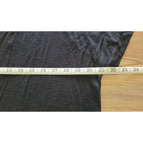 Soma Cardigan Womens S Black Long Line Open Front Pockets Kimono Soft Duster - Picture 5 of 6